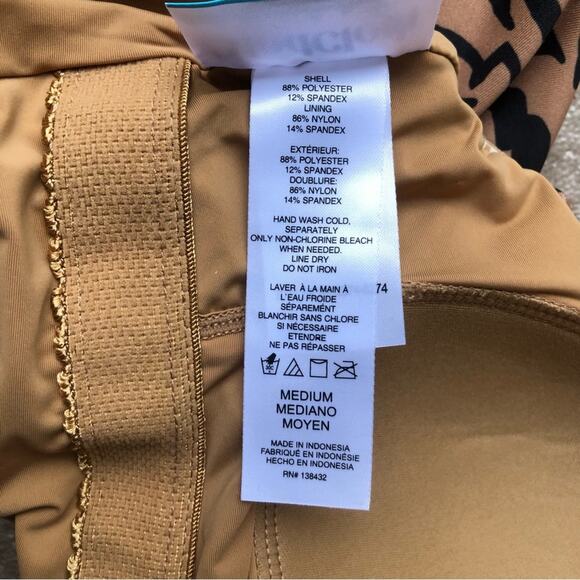 ModCloth NWT Sexy Supportive Animal Print VNeck Bonita One Piece Swimsuit Medium - Picture 8 of 10